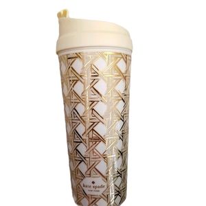 Kate Spade Bamboo thermal cup. NWOT.
